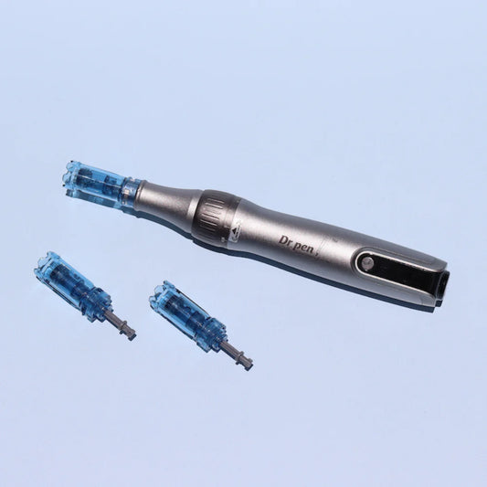GlowBoost M8 Microneedling Pen – Includes 2 FREE Cartridges